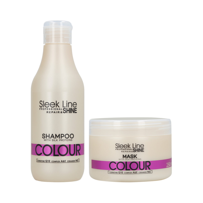 STAPIZ SLEEK LINE COLOR Shampoo 300ml + Naamio 250ml