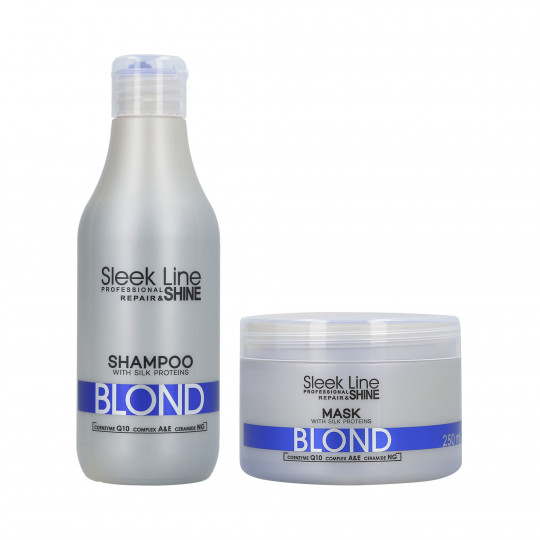 STAPIZ SLEEK LINE BLOND Maske 250ml + Shampoo 300ml