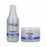 Stapiz Sleek Line Blond Set Maschera 250 ml + Shampoo 300 ml per capelli biondi e grigi 