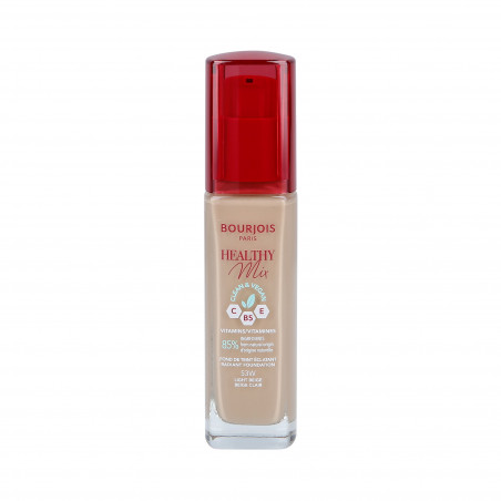 BOURJOIS HEALTHY MIX VEGAN Anti Fatigue Foundation 053W Light Beige 30ml