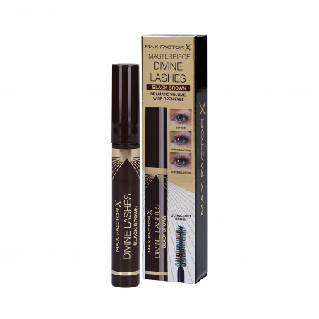 MAX FACTOR Divine Lashes Tusz do rzęs zwiększający objętość 002 Black Brown 8ml - 1 MAX FACTOR Divine Lashes Tusz do rzęs zwiększający objętość 002 Black Brown 8ml - 1
