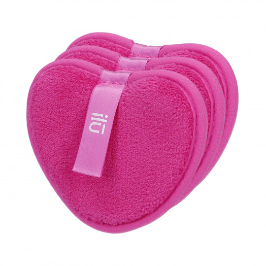 ILU SC MAKEUP REMOVER PADS HOT PINK 3PCS 