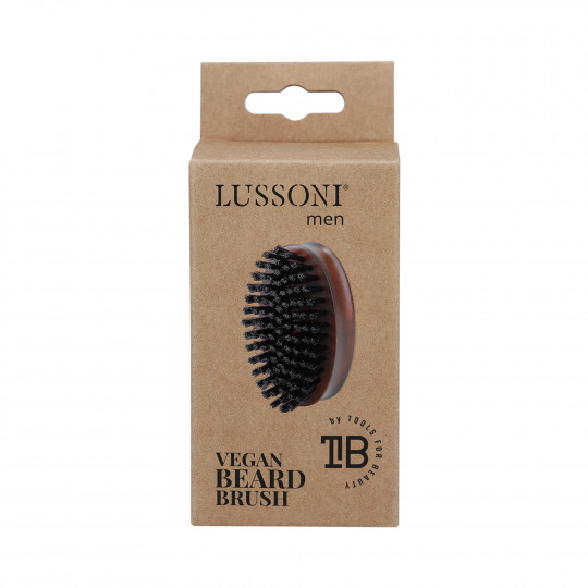 LUSSONI MEN Brosse à barbe Vegan, Ovale