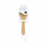 LUSSONI Bamboo body brush with handle