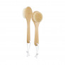 LUSSONI SC BAMBOO NATURAL BODY BRUSH WITH HANDLE