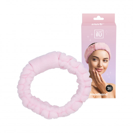 ilū Kosmetisk hårbånd, pink