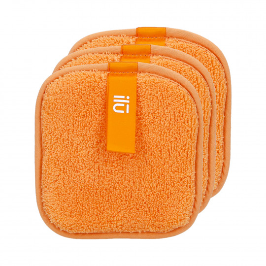 ilū Makeup remover pads, 3pcs, Orange