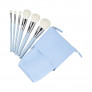 ilū basic Set of 6 makeup brushes + case, Blue