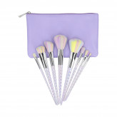 ilū basic Set of 8 make-up brushes + case, Unicorn