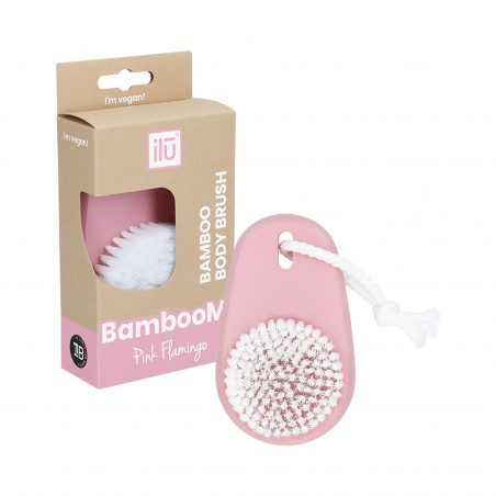 ilū BambooM! Body brush, Pink Flamingo