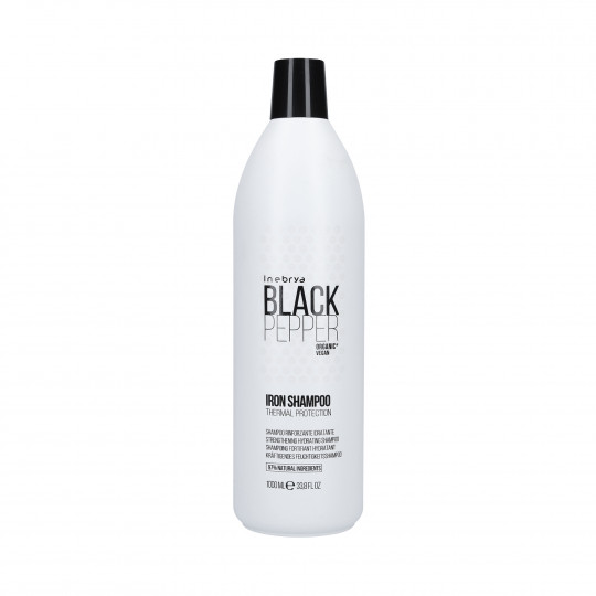INEBRYA BLACK PEPPER IRON Regenerating shampoo with black pepper extract 1000ml