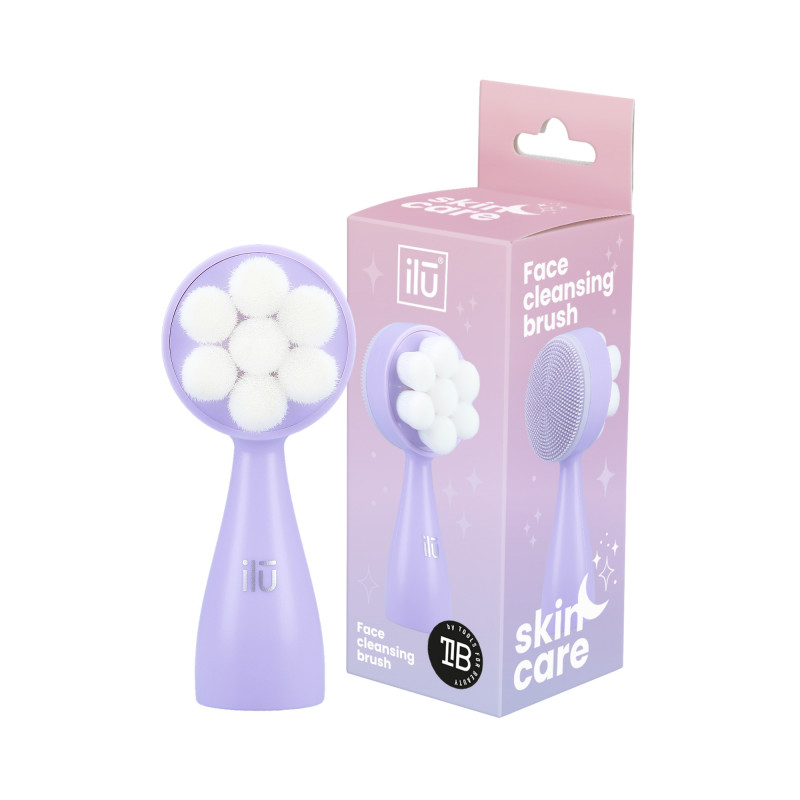 ILU SC FACE CLEANSING BRUSH PURPLE