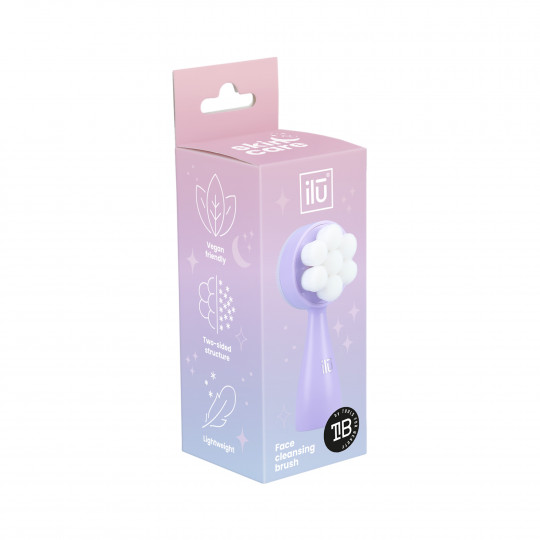 ILU SC FACE CLEANSING BRUSH PURPLE