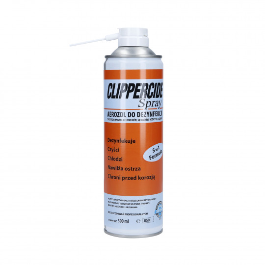 BARBICIDE CLIPPERCIDE Spray do dezynfekcji i smarowania ostrzy maszynek do włosów 500ml