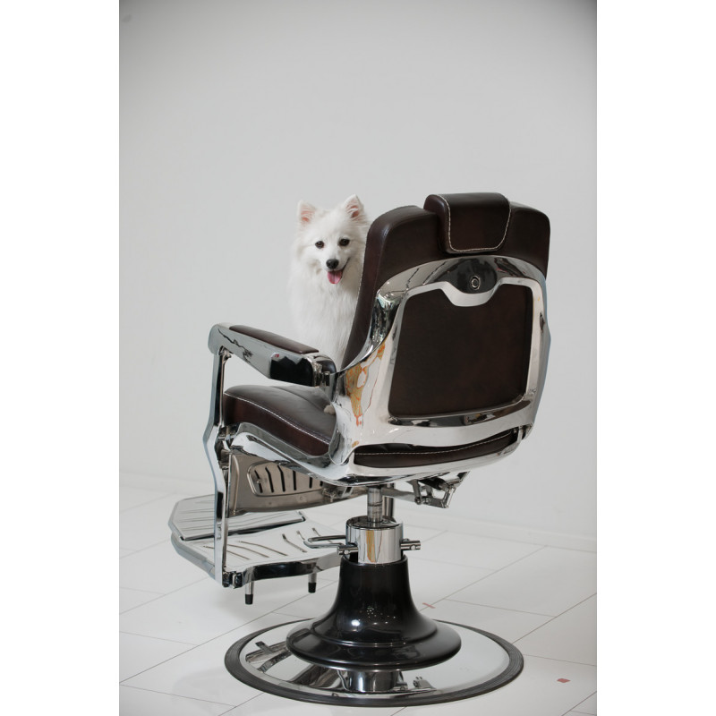 SAKAI MAYFAIR Fotel barberski, dark brown