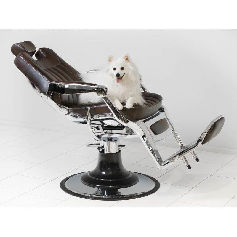 SAKAI MAYFAIR Fotel barberski, dark brown