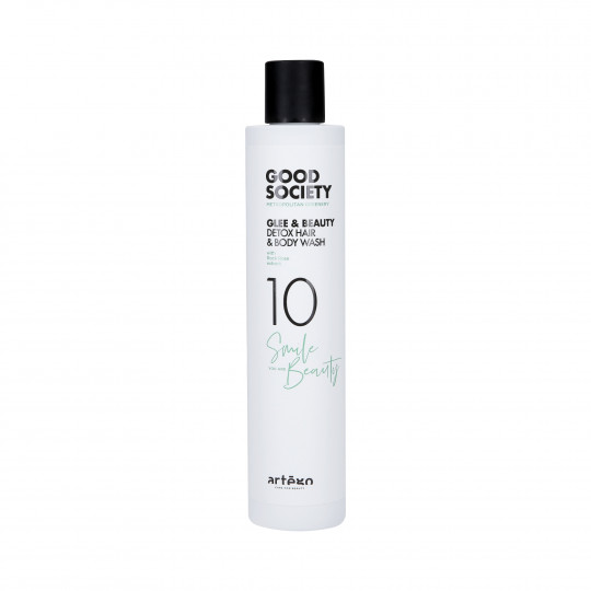 ARTEGO GOOD SOCIETY GLEE&BEAUTY Detoxikačný šampón na vlasy a telo 2v1 250ml