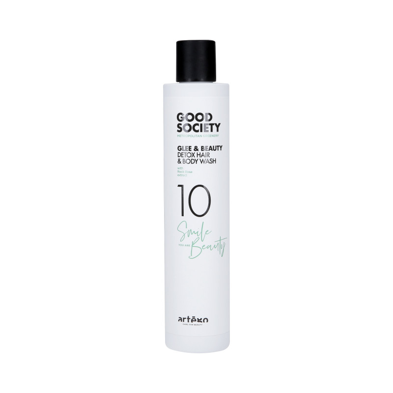 ARTEGO GOOD SOCIETY GLEE&BEAUTY Detoxikačný šampón na vlasy a telo 2v1 250ml