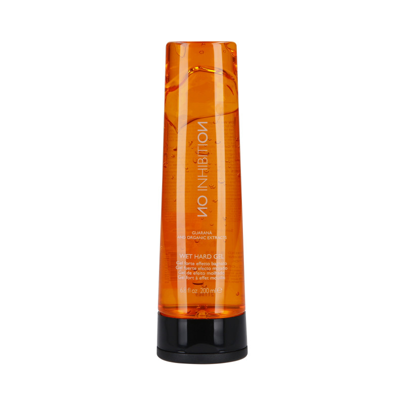 NO INHIBITION WET HARD Strong hair gel 200ml