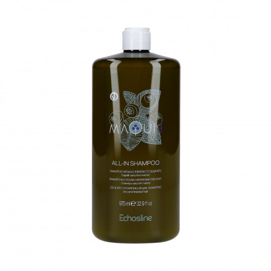 ECHOSLINE MAQUI 3 Shampoo hidratante para cabelos secos e danificados 975ml