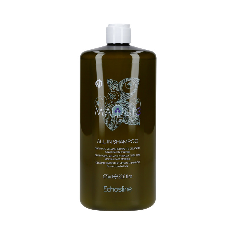 ECHOSLINE MAQUI 3 Shampoo hidratante para cabelos secos e danificados 975ml