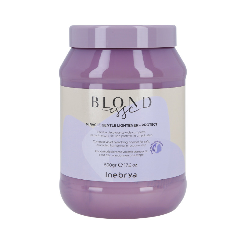 INEBRYA BLONDESSE Miracle Gentle Lightener Fioletowy proszek rozjaśniający 500g