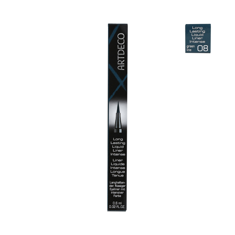 ARTDECO LONG LASTING LIQUID LINER INTENSE Folyékony intenzív szemceruza tollban 08 zöld 1,5 ml