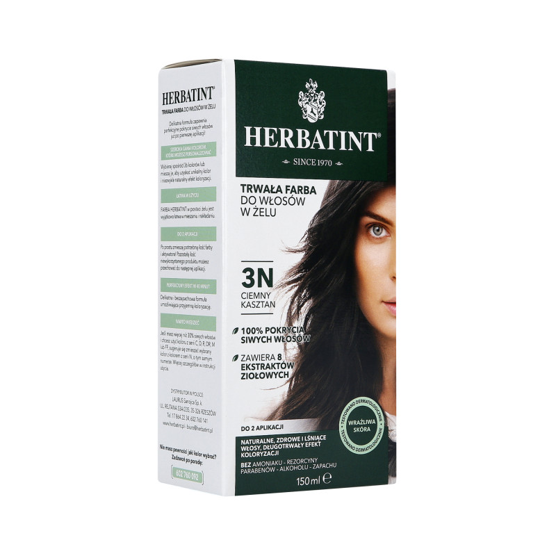 HERBATINT PERMANENT HAIRCOLOUR Trwała, ziołowa farba do włosów 150ml - 4