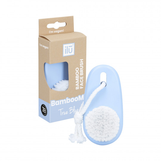 ilū BambooM! Face cleansing brush, True Blue