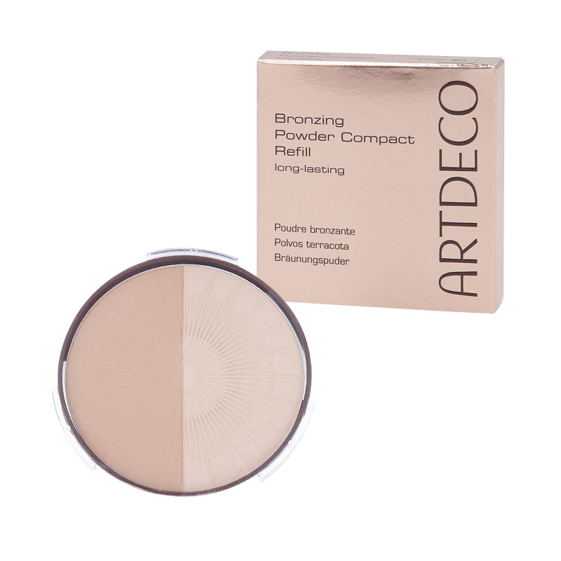 ARTDECO BRONZING POWDER COMPACT NATURAL Pronssijauhetäyttö 80 10g