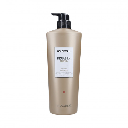 GOLDWELL KERASILK CONTROL Shampoo for unruly and frizzy hair 1000ml