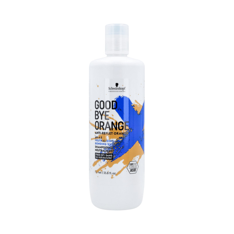 SCHWARZKOPF PROFESSIONAL GOODBYE ORANGE Shampoo neutralisiert Orangetöne 1000ml