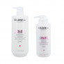 GOLDWELL Dualsenses Color Brilliance Shampoo 1000ml + 60Sec Treatment 500ml Set 
