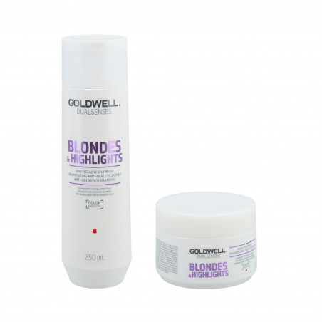 GOLDWELL DUALSENSES BLONDES & HIGHLIGHTS Shampoo 250 ml + Trattamento 200 ml 