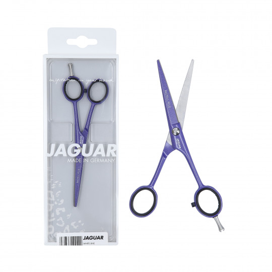 JAGUAR WHITE LINE Hairdressing scissors, purple 5.5"