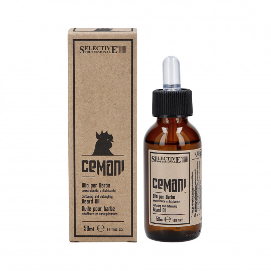 ÓLEO DE BARBA SELETIVO CEMANI Óleo para cuidados com a barba e rosto 50ml