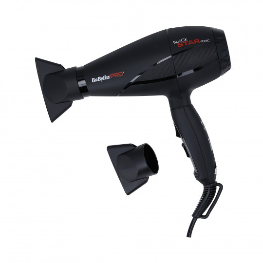 BABYLISS PRO BLACK STAR Hair dryer with ionization 2200W, BAB6250IE
