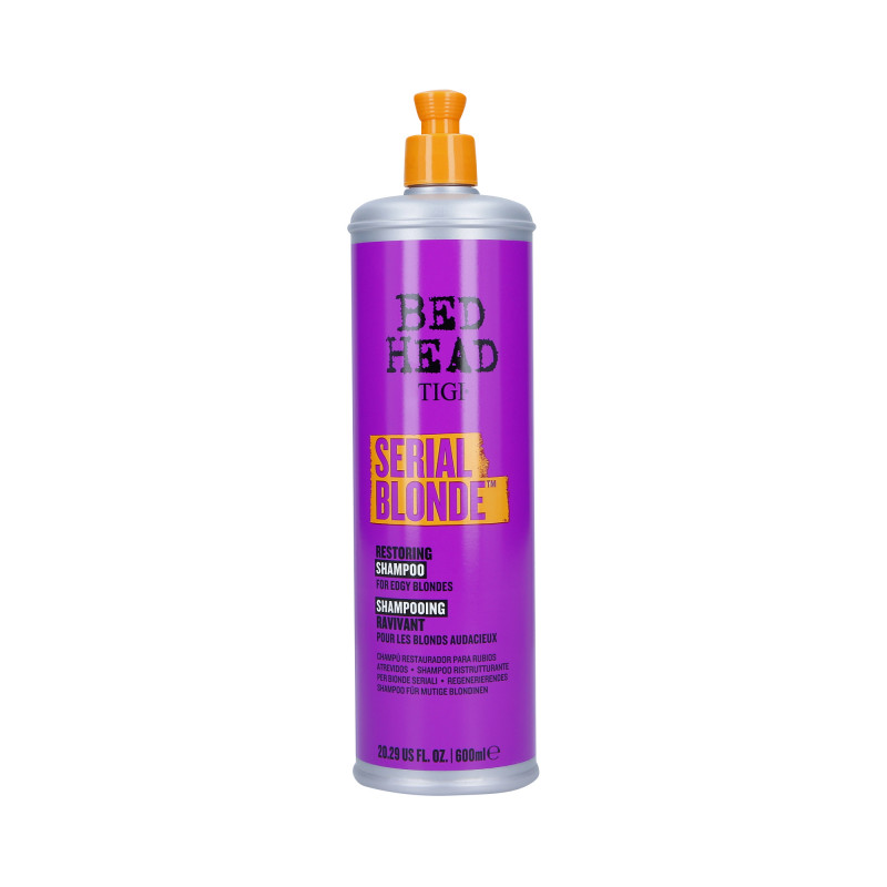 Shampoo TIGI SERIAL BLONDE para cabelos loiros 600ml