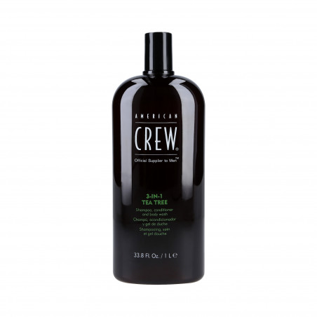 AMERICAN CREW TEA TREE Shampoo Conditioner Duschgel 3in1 1000ml - 1