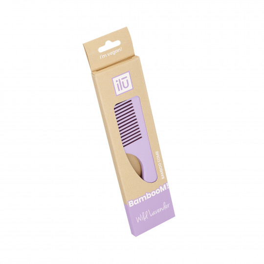 ilū by Tools For Beauty, Bambusowy grzebień do włosów – Wild Lavender