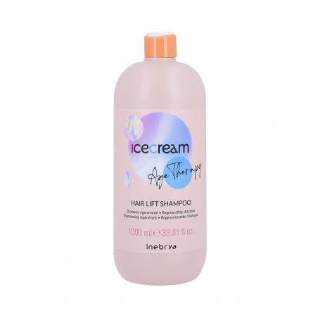 INEBRYA ICE CREAM HAIR LIFT Shampooing pour cheveux matures Age Therapy 1000ml
