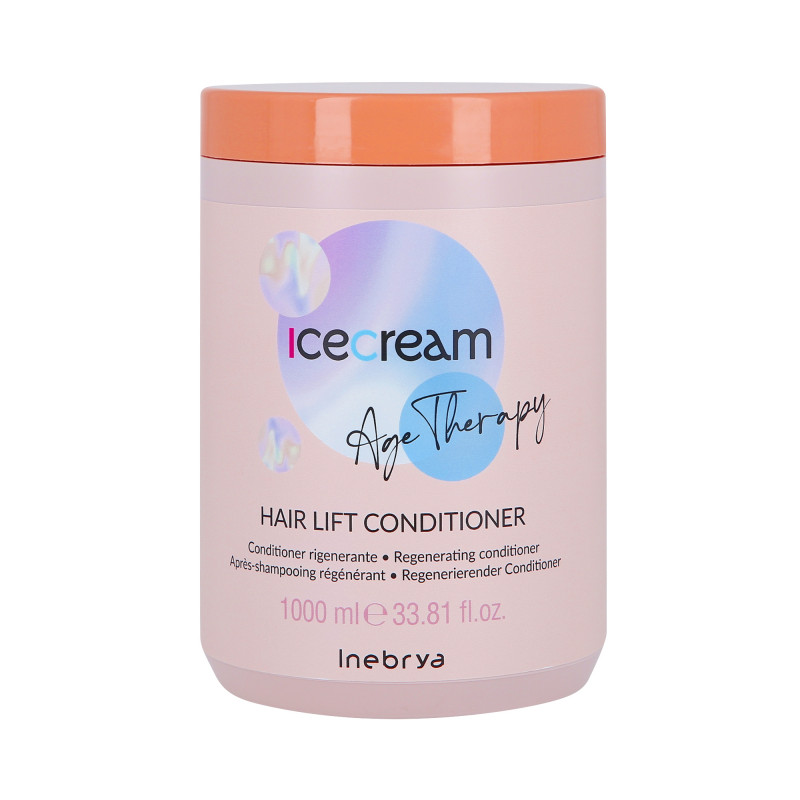 INEBRYA ICE CREAM HAIR LIFT Regeneračný kondicionér pre zrelé vlasy Age Therapy 1000 ml