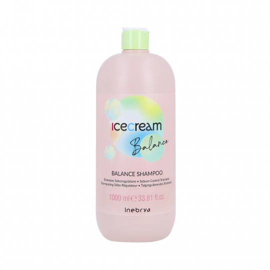 INEBRYA ICE CREAM Balance Cleansing shampoo for oily scalp and hair 1000ml