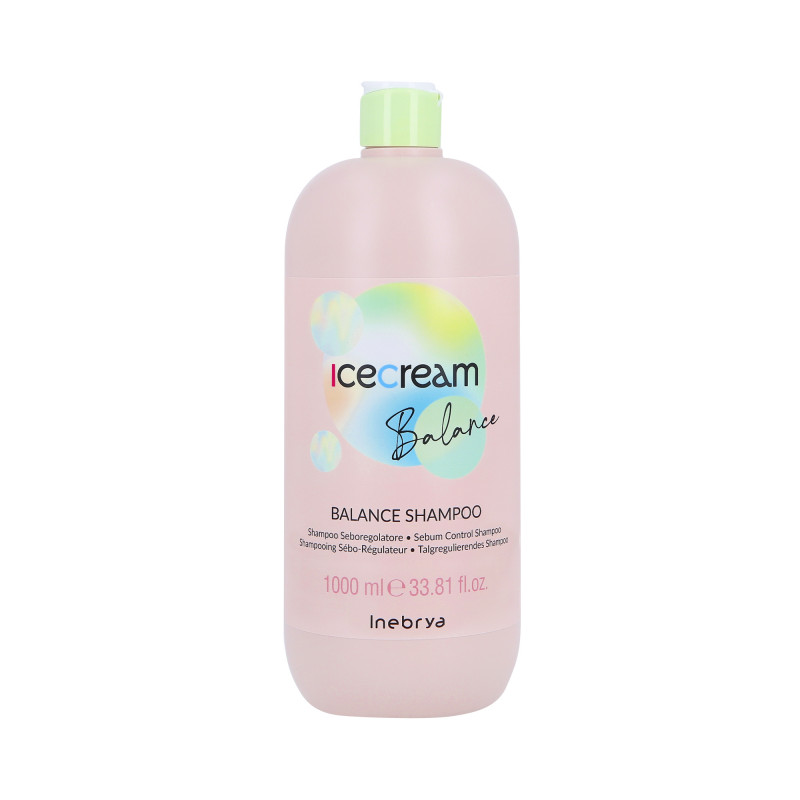 INEBRYA ICE CREAM Balance Shampoo detergente per cute e capelli grassi 1000ml