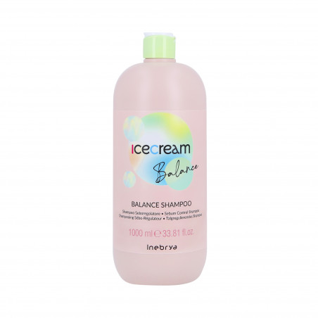 INEBRYA ICE CREAM Balance Shampoo detergente per cute e capelli grassi 1000ml
