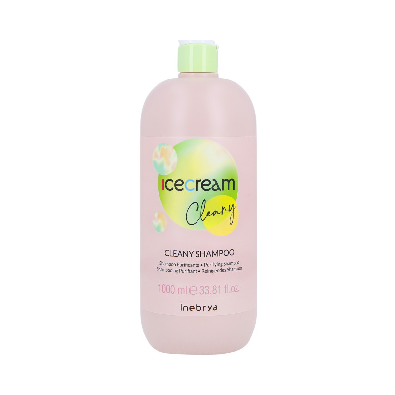 INEBRYA ICE CREAM CLEANY Shampoo anticaspa 1000ml