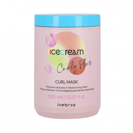INEBRYA ICE CREAM CURLY PLUS Mask for curly and permed hair 1000ml