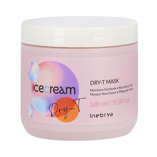 INEBRYA ICE CREAM DRY-T Nourishing mask for dry and damaged hair 500ml