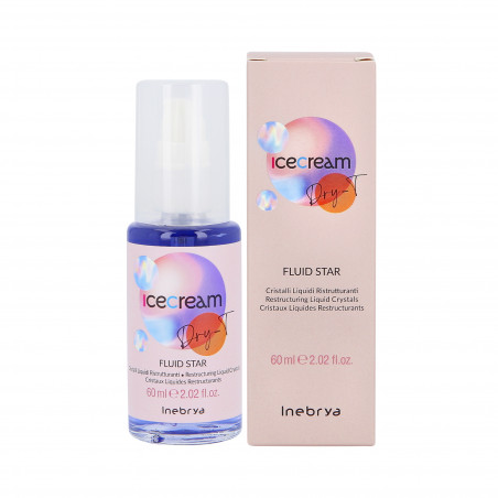 INEBRYA ICE CREAM DRY-T Serum crystals for dry and damaged hair 60ml