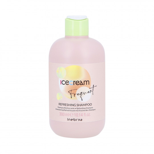 INEBRYA ICE CREAM REFRESHING Miętowy szampon do włosów przetłuszczających się 300ml